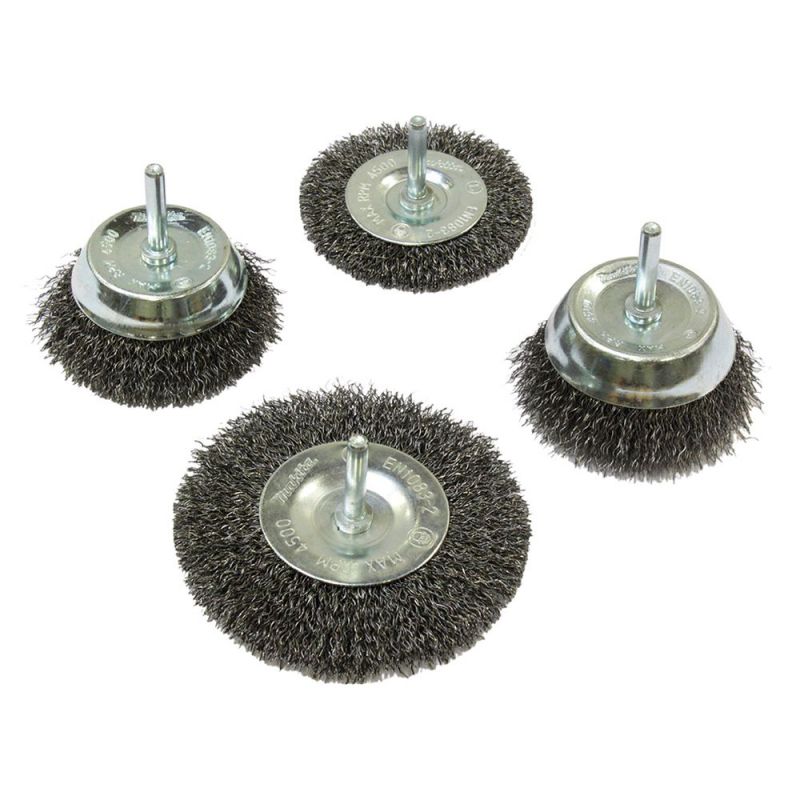 MAKITA Rundbürsten-Set 4tlg. Stahl (D-65729)