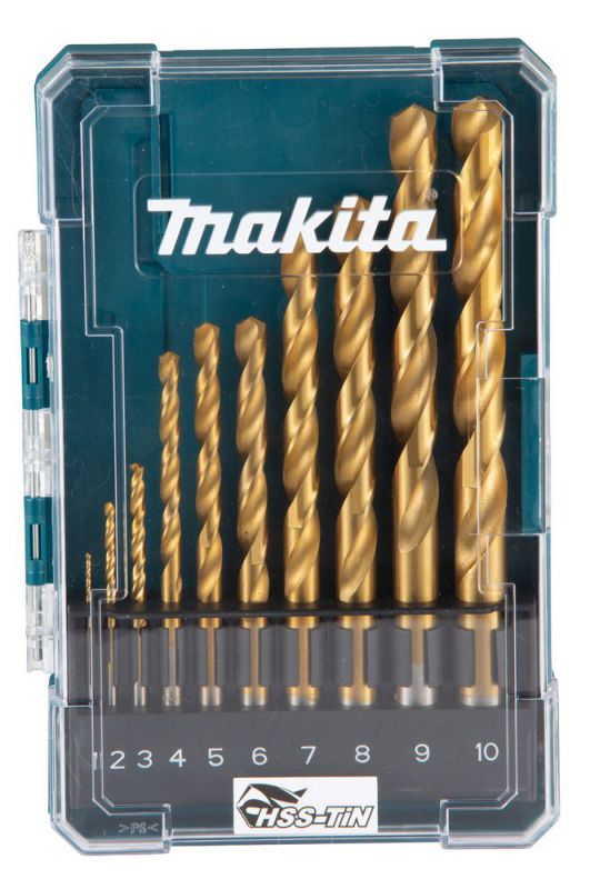 Makita Bohrer-Set HSS 10-teilig - D-72849