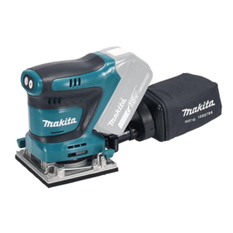 MAKITA Akku-Schwingschleifer 18V (ohne Akku, ohne Ladegerät) - DBO484Z