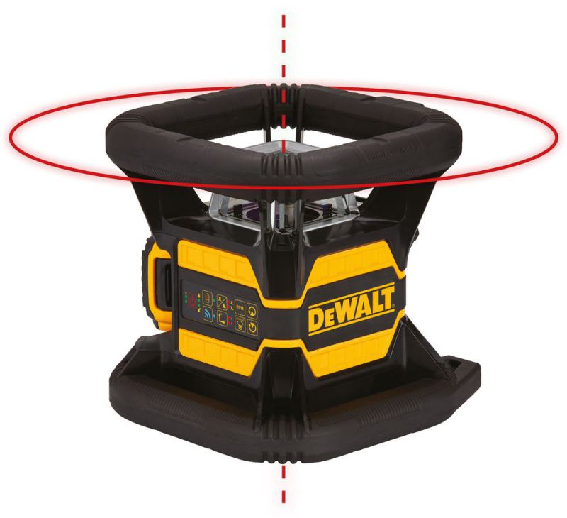 DeWalt DCE080D1RS-QW Rotationslaser Rot - DCE080D1RS-QW