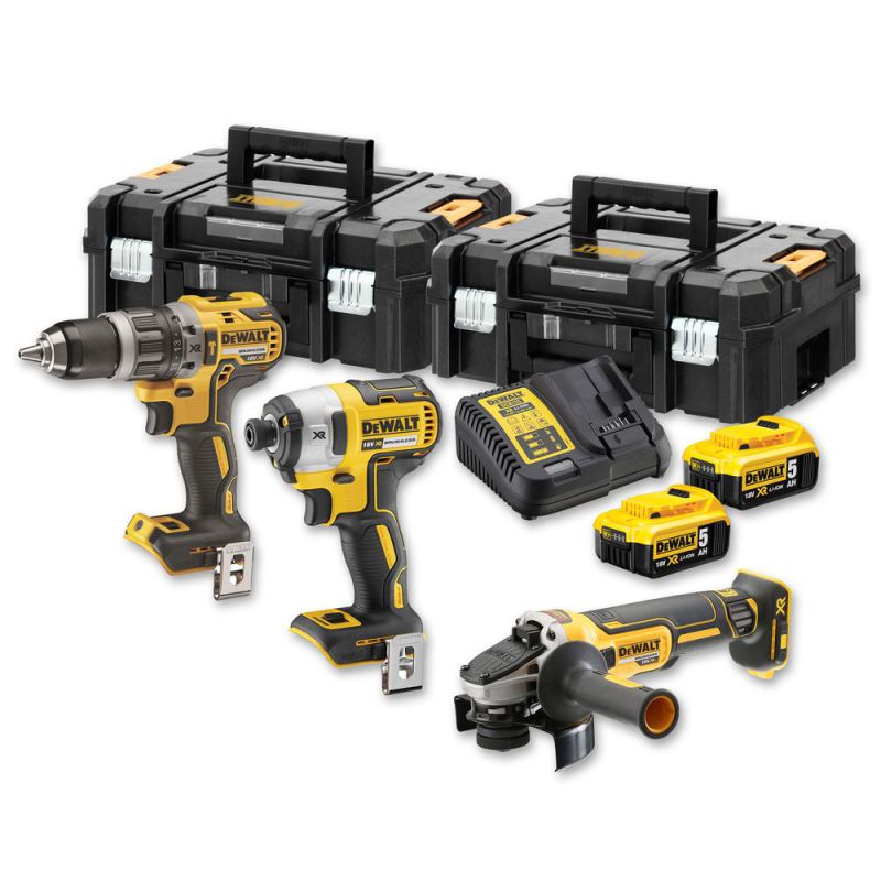 DeWalt Akku-Kombopack (3-tlg.), 18 Volt - DCK384P2T-QW