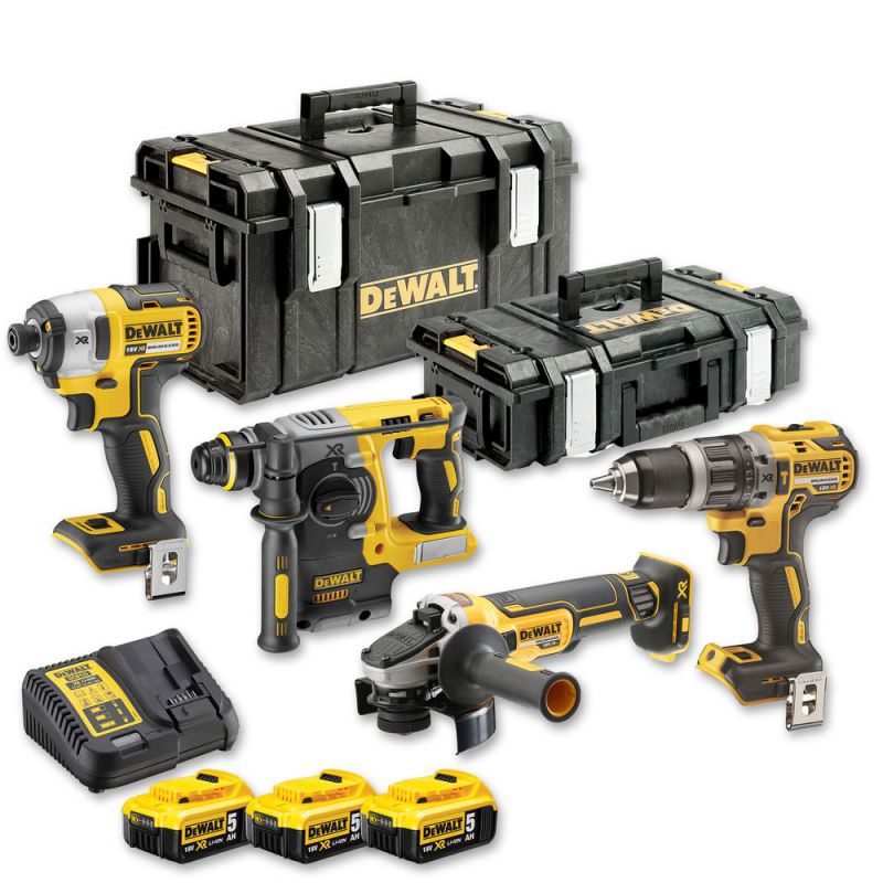 DeWalt Akku-Kombopack (4-tlg.), 18,0 Volt - DCK422P3-QW