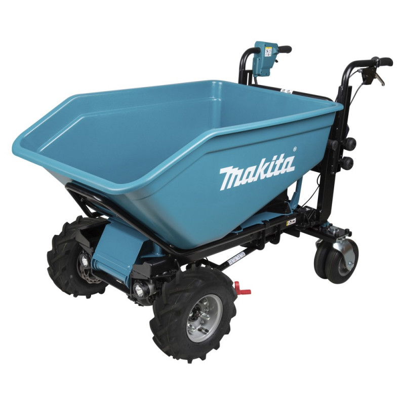 MAKITA Akku-Schubkarre 2x18V mit elektrischer Kippfunktion (ohne Ladegerät und Akkus) - DCU602Z