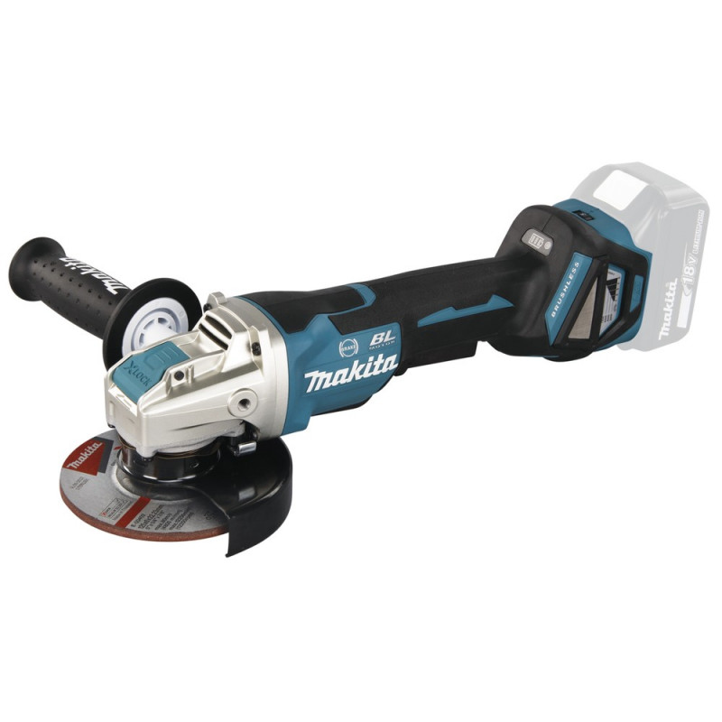 MAKITA Akku-Winkelschleifer 18V (ohne Akku, ohne Ladegerät) - DGA519Z