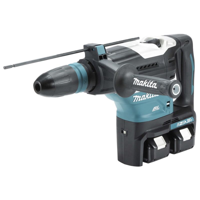 MAKITA Akku-Kombihammer SDS-MAX 2x18V / 6,0 Ah, 2x Akkus + Ladegerät im Koffer - DHR400G2UN