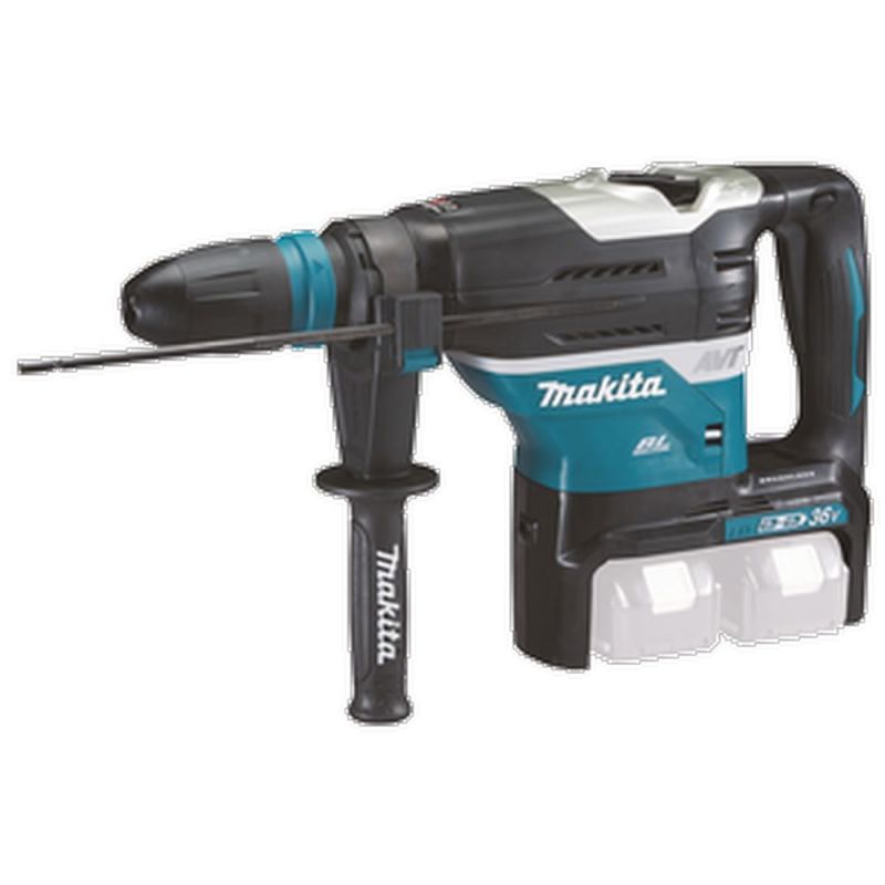 MAKITA Akku-Kombihammer für SDS-MAX 2x18V mit Bluetooth (ohne Akku, ohne Ladegerät) im Transportkoffer - DHR400ZKUN