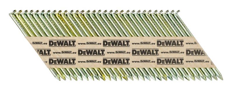 DeWalt Streifennagel DNPT 3.1 x 90mm 34Grad 2.2k Stück Glatt Galvanisiert G12 - DNPT3190G12Z