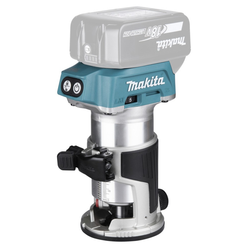 MAKITA Akku-Multifunktionsfräse 18,0 V (ohne Akku, ohne Ladegerät) - DRT50Z