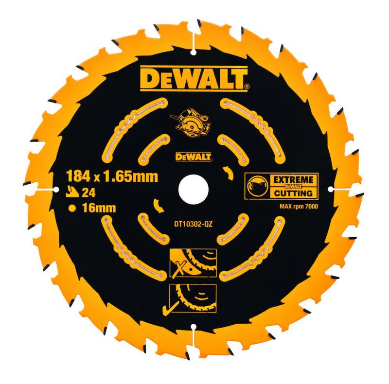 DeWalt Kreissaegeblatt Handkr. 190/30mm 24WZ - DT10304-QZ