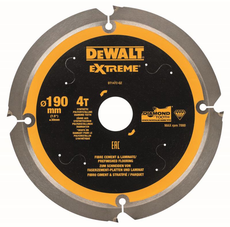 DeWalt Kreissaegeblatt PCD 165/20mm 4Z - DT1471-QZ