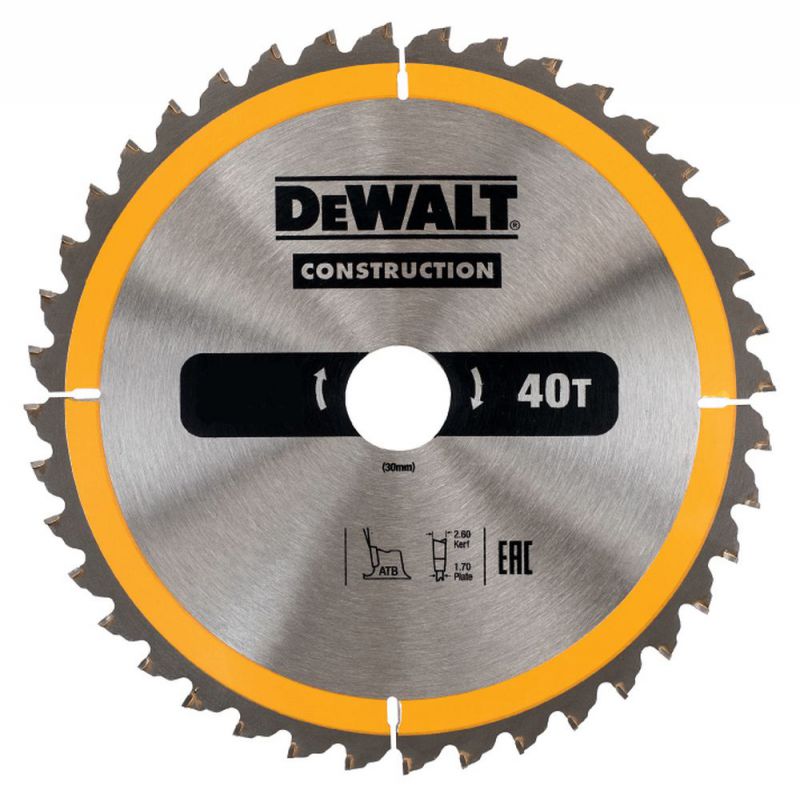 DeWalt Kreissaegeblatt Stat. 235/30mm 40WZ - DT1955-QZ