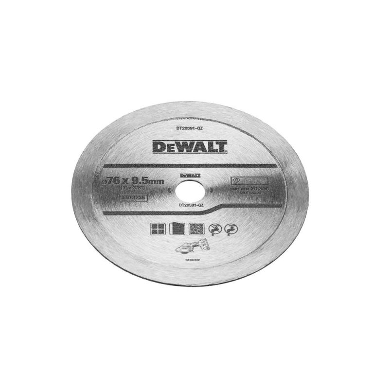 DeWalt Diamanttrennscheibe Fliesen 76mm - DT20591-QZ
