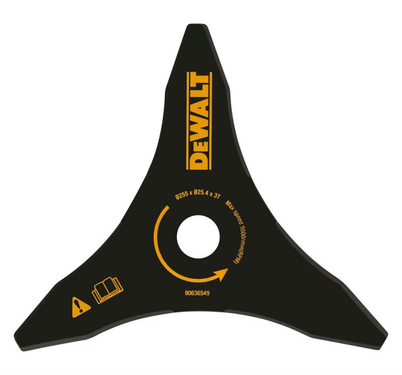 DeWalt Dickichtmesser, 25cm, 3 Fluegel, für Akku-Motorsense, XR FLEXVOLT - DT20653-QZ