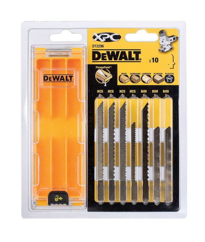 DeWalt Stichsaegeblaetter-Set 10-tlg. - DT2296-QZ