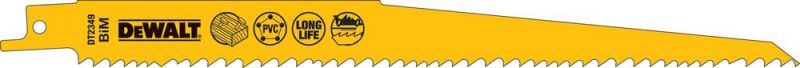DeWalt Saebelsaegeblatt BIM Holz 228mm 5Stk - DT2349-QZ