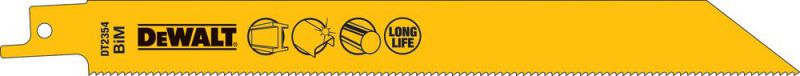 DeWalt Saebelsaegeblatt BIM Metall 203mm 5Stk - DT2354-QZ