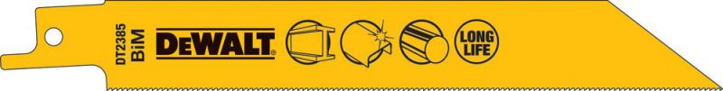 DeWalt Saebelsaegeblatt BIM Metall 152mm 5Stk - DT2385-QZ