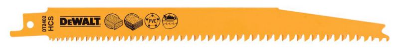 DeWalt Saebelsaegeblatt HCS Holz 203mm 5Stk - DT2402-QZ