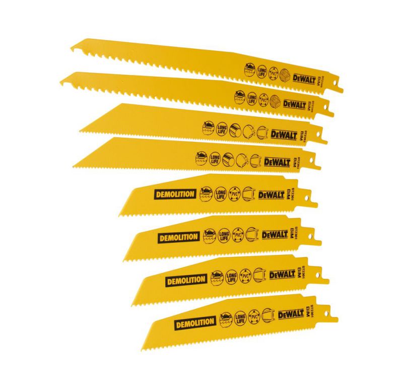 DeWalt Säbelsägeblätter Bi-Metall, Set 8-tlg. - DT2442-QZ