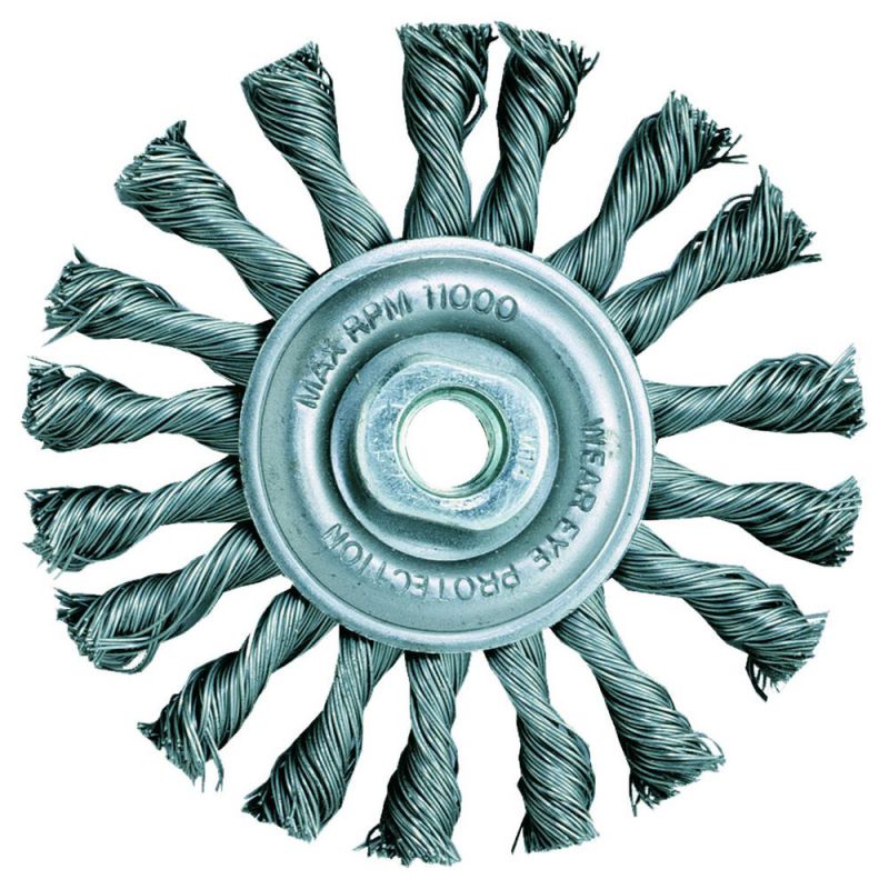 DeWalt Scheibenbuerste gezopft 115mm M14 - DT3502-QZ