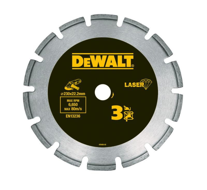 DeWalt Diamanttrennscheibe LaserHP3 230mm - DT3763-XJ