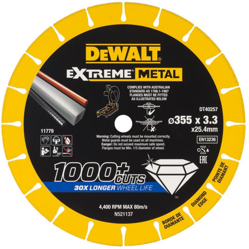 DeWalt Extreme Diamanttrennscheibe 355x3.3mm - DT40257-QZ