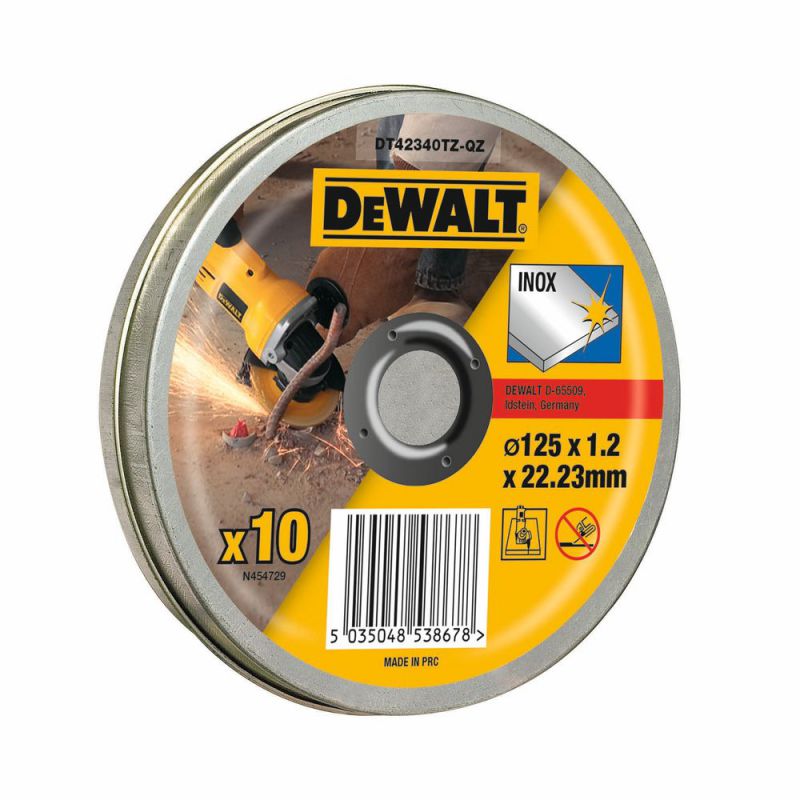 DeWalt Trennscheibe Edelstahl flach 125mmx1.2mm - DT42340TZ-QZ