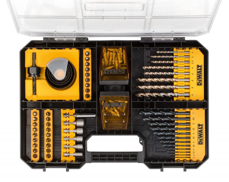 DeWalt Kit universel 100 pièces compatible TSTAK - DT71569-QZ