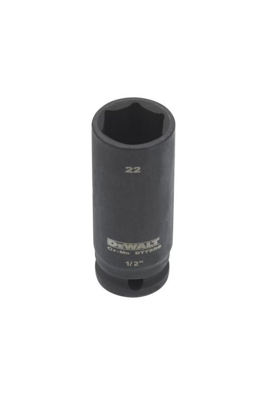 DeWalt Steckschlüssel Lang 22mm 1/2 schlagfest - DT7556-QZ