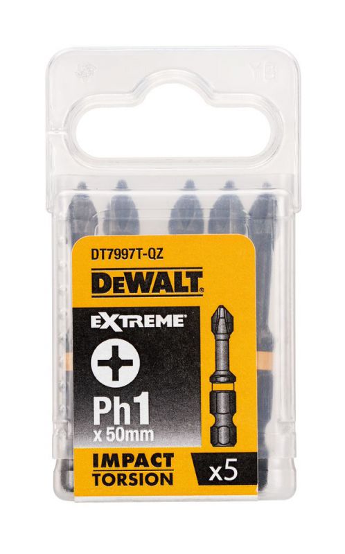 DeWalt Torsion Bit schlagf. Ph1 50mm 5Stk - DT7997T-QZ