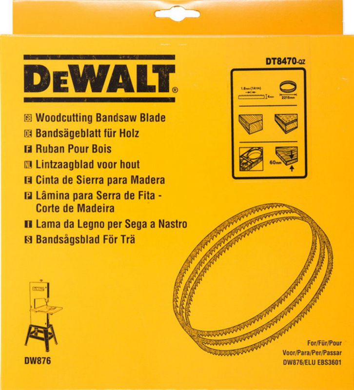 DeWalt Bandsaegebl 2215x4x0,6mm 1,8mm - DT8470-QZ