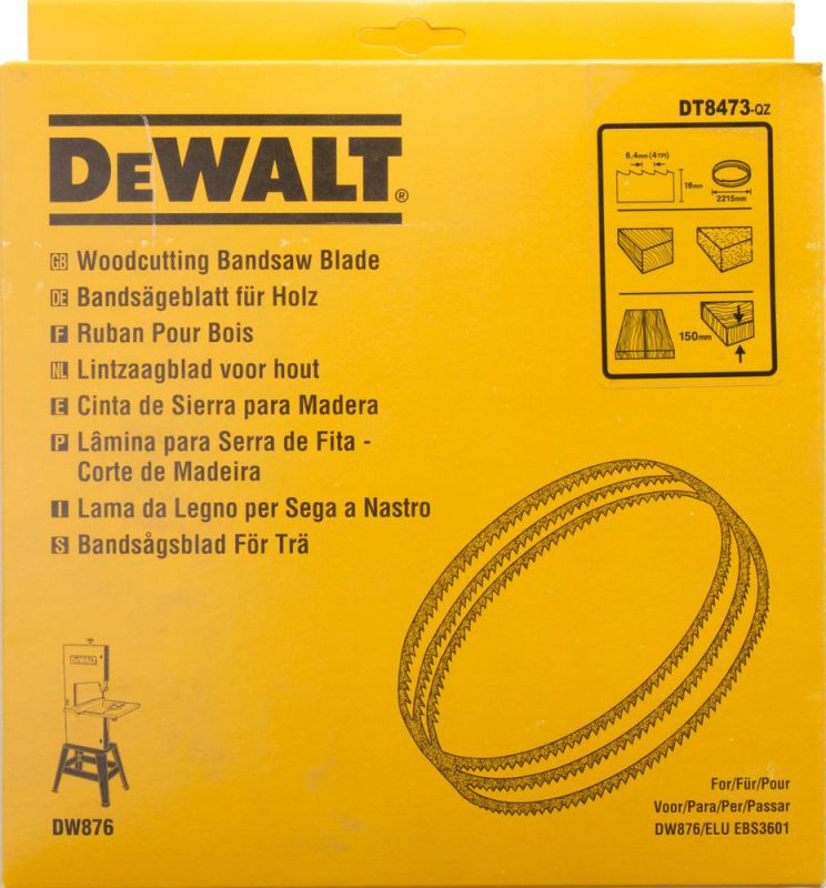 DeWalt Bandsaegebl 2215x16x0,6mm 6,4mm - DT8473-QZ