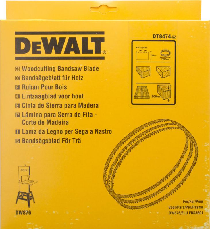 DeWalt Bandsaegebl 2215x20x0,6mm 6,4mm - DT8474-QZ
