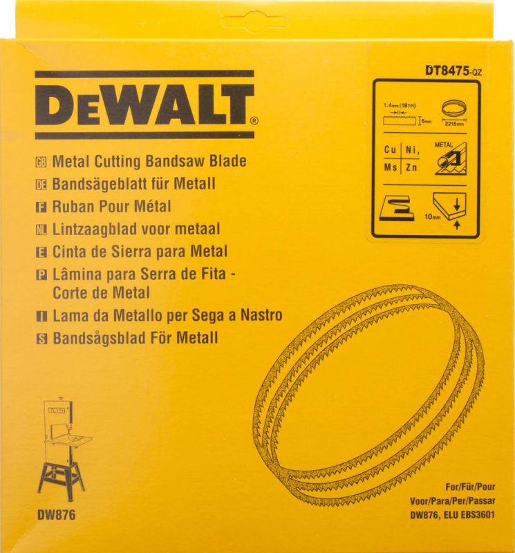 DeWalt Bandsaegebl 2215x6x0,6mm 1,4mm - DT8475-QZ