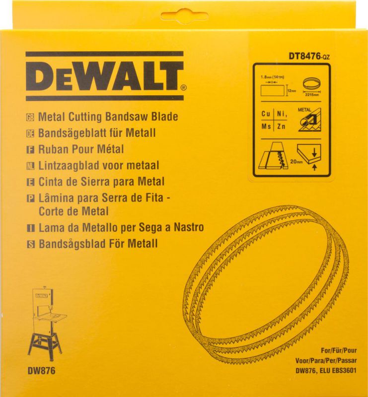 DeWalt Bandsaegebl 2215x12x0,6mm 1,8mm - DT8476-QZ