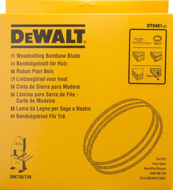 DeWalt Bandsaegebl 2095x12x0,6mm 4,2mm - DT8481-QZ