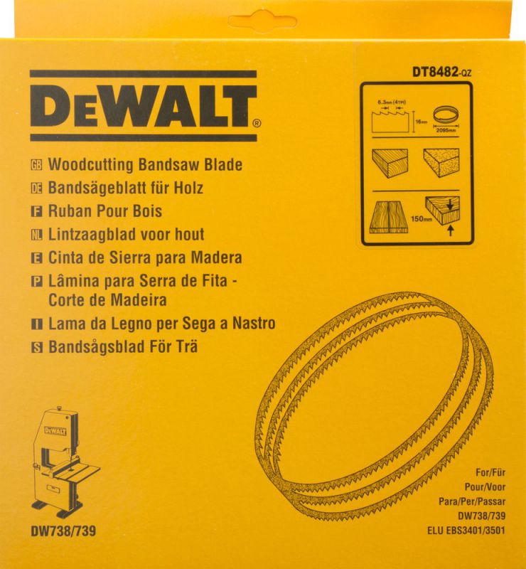 DeWalt Bandsaegebl 2095x16x0,6mm 6,4mm - DT8482-QZ