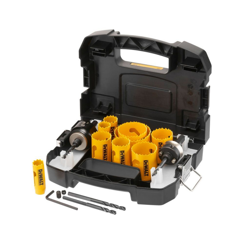 DeWalt Lochsägen-Set Bi-Metall Extreme, Universal-Set im Transportkoffer 13-tlg. - DT90361-QZ