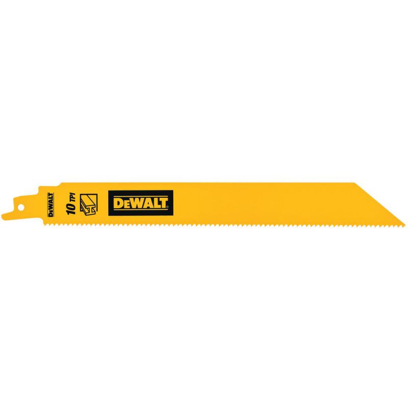 DeWalt Säbelsägeblatt Bi-Metall 1" Heavy Duty fuer Metall 228mm 10TPI (5 Stück) - DT90386-QZ