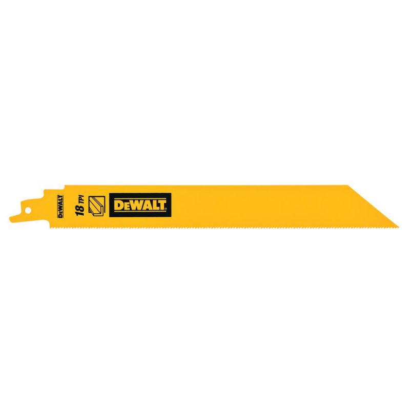 DeWalt Säbelsägeblatt Bi-Metall 1" Heavy Duty fuer Metall 228mm 18TPI (5 Stück) - DT90388-QZ
