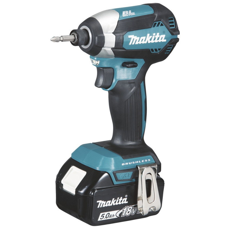 MAKITA Akku-Schlagschrauber 18 V / 5,0 Ah / 170Nm / mit 2 Akkus und Ladegerät im MAKPAC - DTD153RTJ