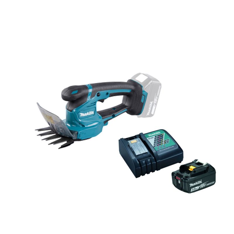 MAKITA Akku-Gras-/Strauchschere 18 V + 3,0 Ah Akku u. Ladegerät - DUM111RFX