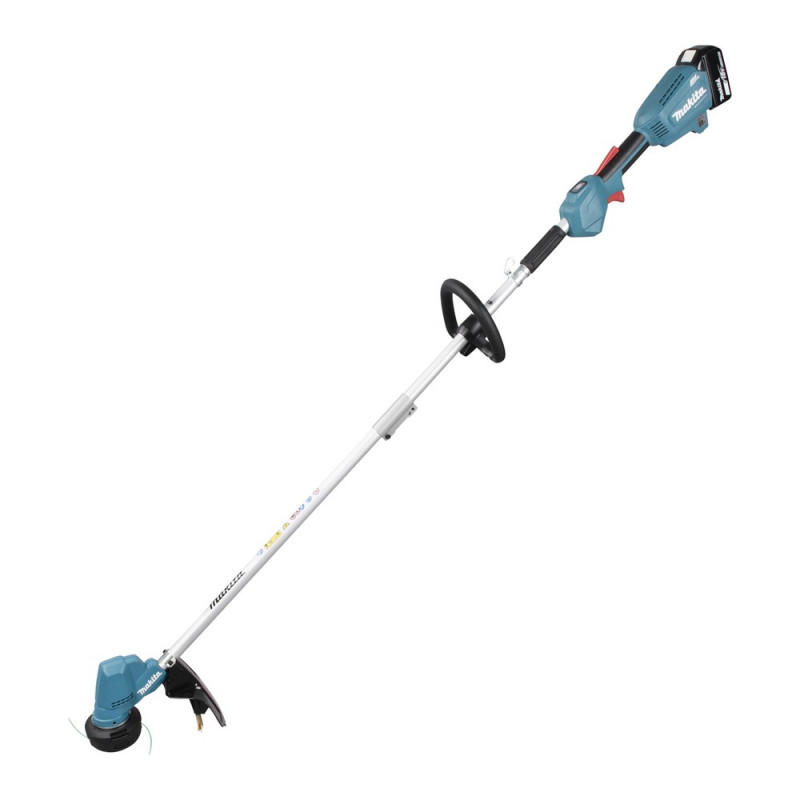 MAKITA Akku-Rasentrimmer 18V inkl. Schnellladegerät DC18RC und Akku BL1850B 5,0 Ah - DUR192LRT1