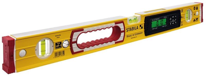 STABILA 122cm Elektronik-Wasserwaage Type 196-2 electronic IP 65 in Tasche