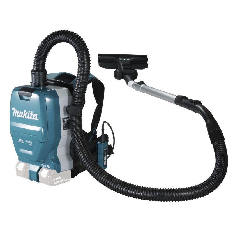 MAKITA Akku-Rucksack Staubsauger 2x18 V (ohne Akku, ohne Ladegerät) - DVC261ZX15