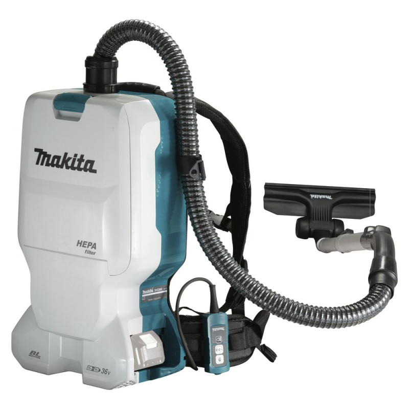 MAKITA Akku-Rucksackstaubsauger 2x18V (ohne Akku, ohne Ladegerät) - DVC660Z