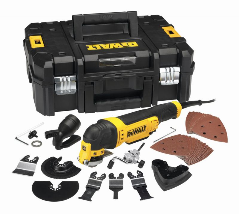 DeWalt Osz. Multi-Tool Set 300 Watt in T STAK - DWE315KT-QS
