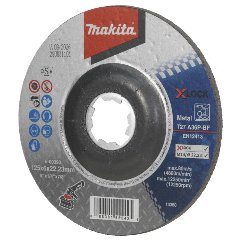 MAKITA Schruppscheibe 125x6mm Stahl (E-00393)