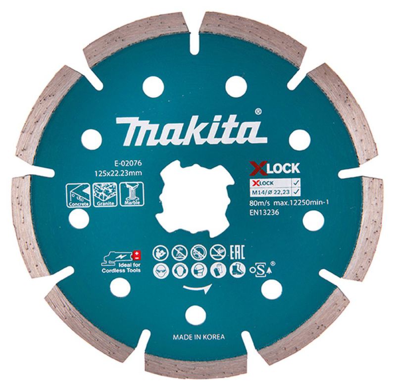 MAKITA Diamantsch. 125mm X-Lock Beton (E-02076)