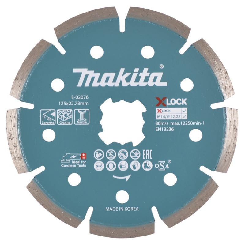 MAKITA Diamantsch. 125mm X-Lock Beton (E-02076)